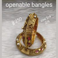 Jain Jewellers Gold Plated Openable Kada - 11062277