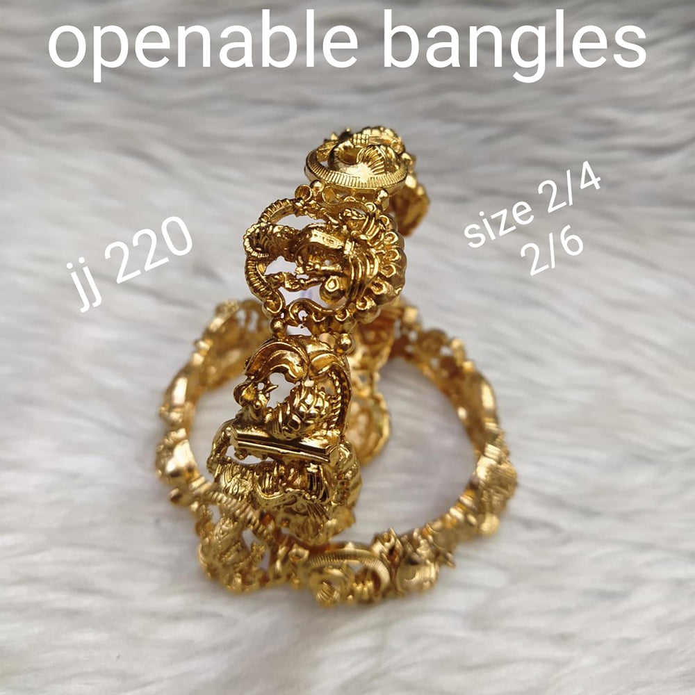 Jain Jewellers Gold Plated Openable Kada - 11062278