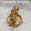 Jain Jewellers Gold Plated Openable Kada - 11062278