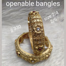 Jain Jewellers Gold Plated Openable Kada - 11062283