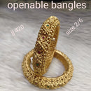 Jain Jewellers Gold Plated Openable Kada - 11062284