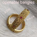 Jain Jewellers Gold Plated Openable Kada - 11062288