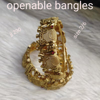 Jain Jewellers Gold Plated Openable Kada - 11062289