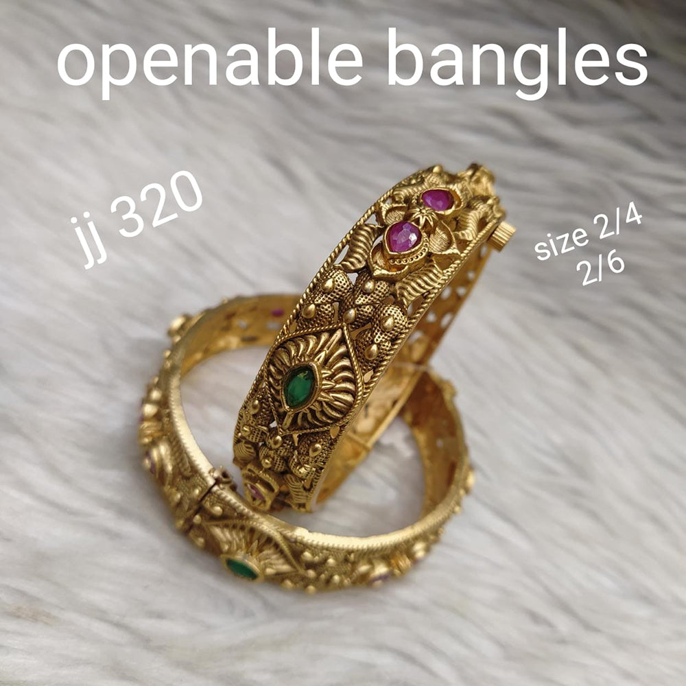 Jain Jewellers Gold Plated Openable Kada - 11062290