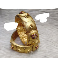 Jain Jewellers Gold Plated Openable Kada - 11062295