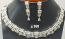 Jain Jewellers American Diamond Necklace Set - 11062298