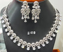 Jain Jewellers American Diamond Necklace Set - 11062302