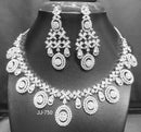 Jain Jewellers American Diamond Necklace Set - 11062330
