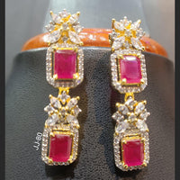 Jain Jewellers Ad Stone Dangler Earrings - 11062343