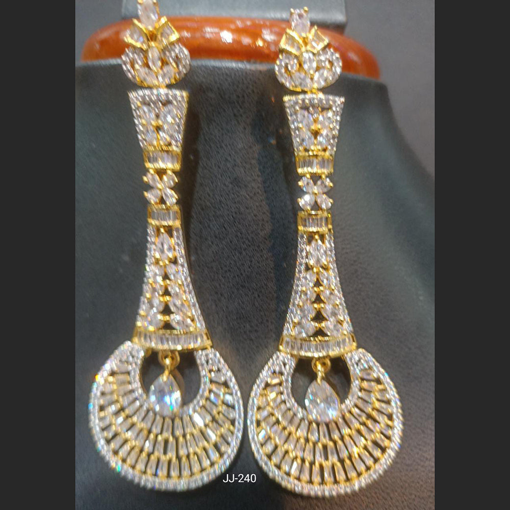 Jain Jewellers Ad Stone Dangler Earrings - 11062344