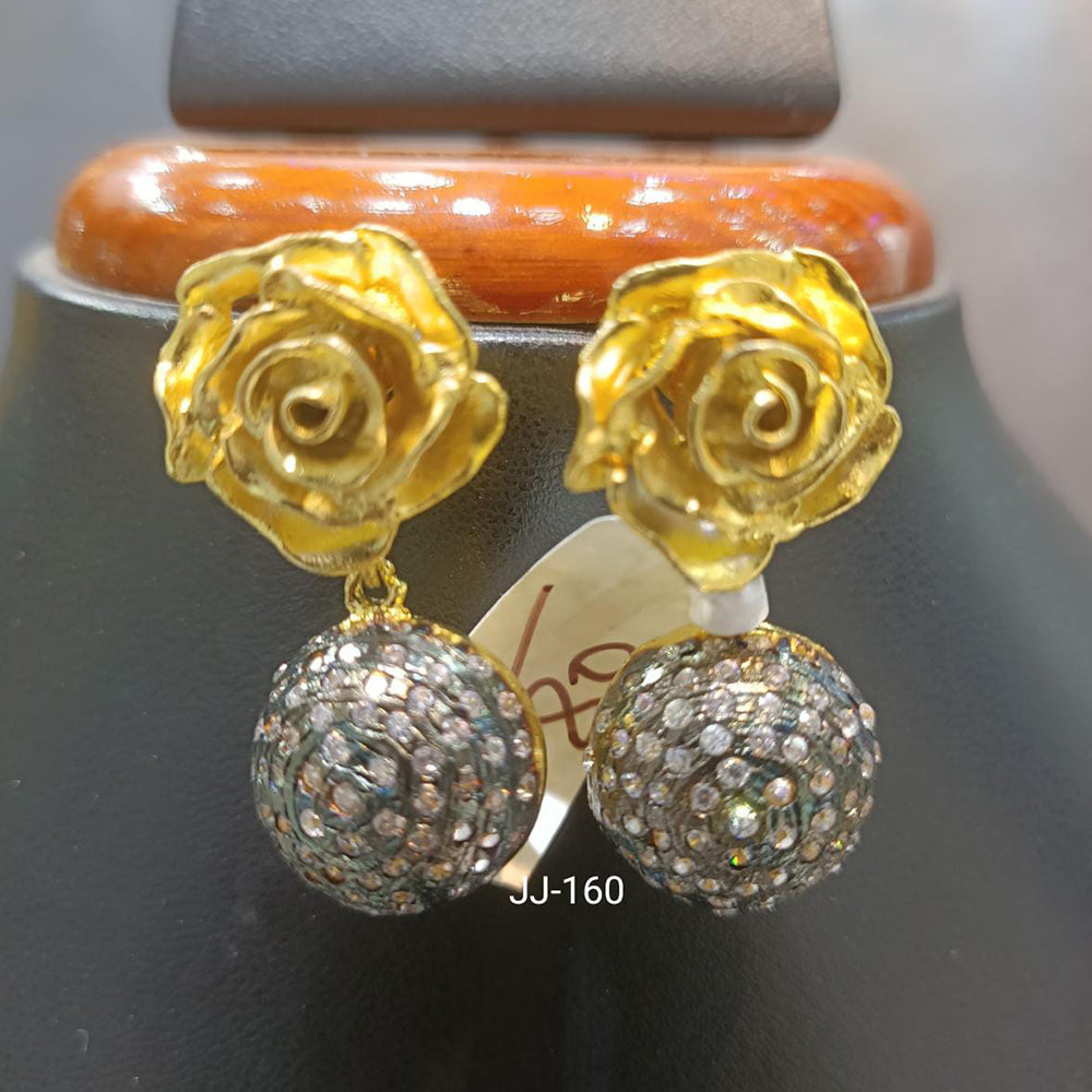 Jain Jewellers Ad Stone Dangler Earrings - 11062345