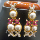 Jain Jewellers Ad Stone Dangler Earrings - 11062359