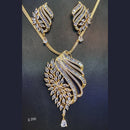 Jain Jewellers Ad Stone Pendant Set - 11062364