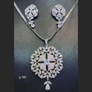 Jain Jewellers Ad Stone Pendant Set - 11062370