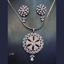 Jain Jewellers Ad Stone Pendant Set - 11062375