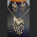 Jain Jewellers Ad Stone Pendant Set - 11062376