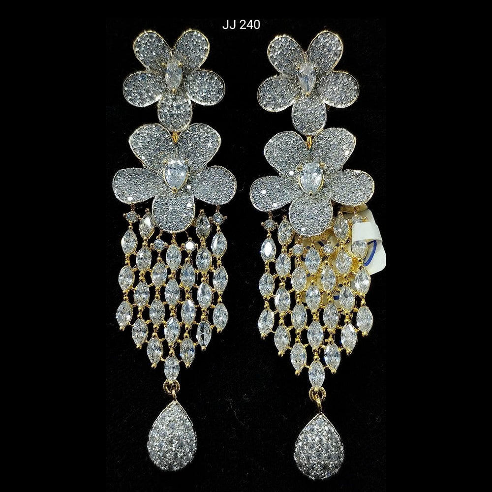 Jain Jewellers Ad Stone Dangler Earrings