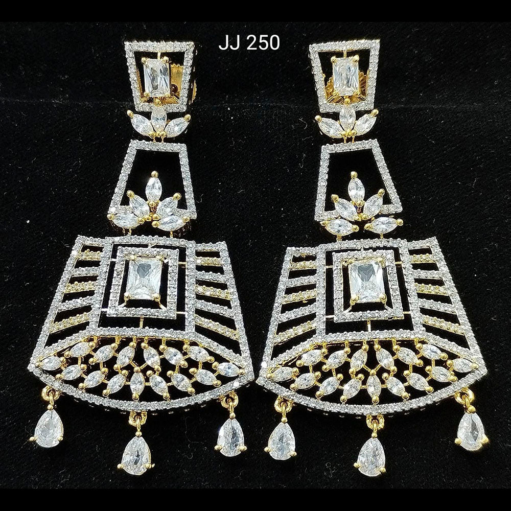 Jain Jewellers Ad Stone Dangler Earrings