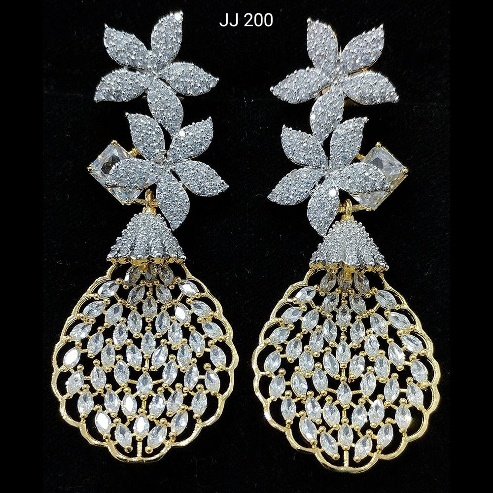 Jain Jewellers Ad Stone Dangler Earrings