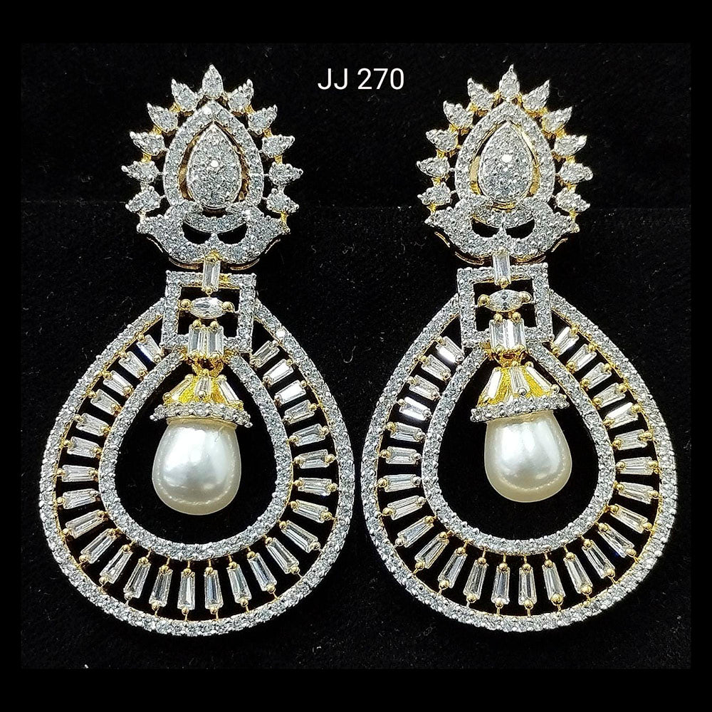 Jain Jewellers Ad Stone Dangler Earrings