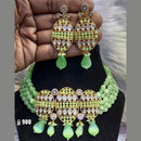 Jain Jewellers American Diamond Necklace Set - 11062439