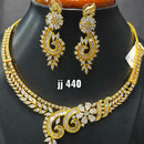 Jain Jewellers American Diamond Necklace Set - 11062445