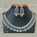 Jain Jewellers American Diamond Necklace Set - 11062516