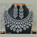 Jain Jewellers American Diamond Necklace Set - 11062522