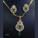 Jain Jewellers American Diamond Pendant Set