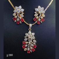 Jain Jewellers American Diamond Pendant Set