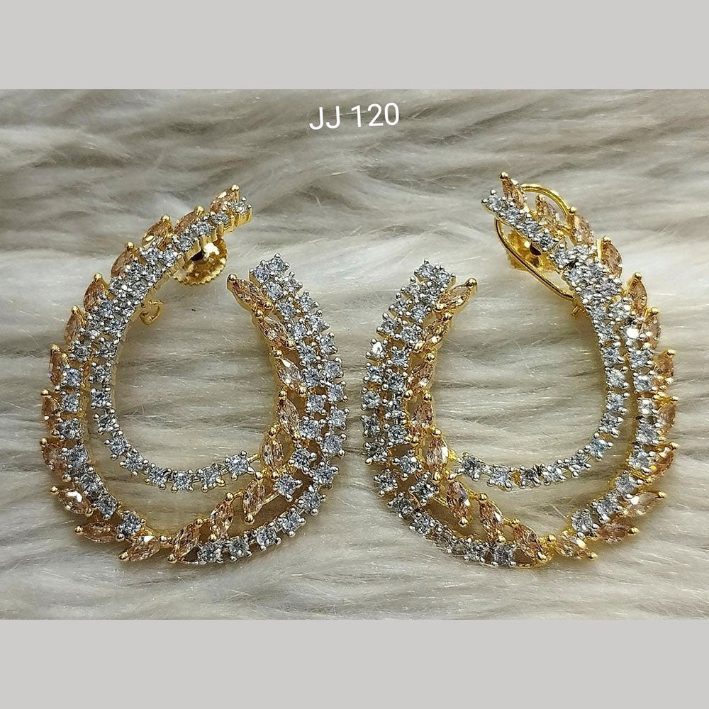 Jain Jewellers Ad Stone Dangler Earrings - 11062575