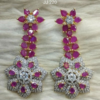 Jain Jewellers Ad Stone Dangler Earrings - 11062577