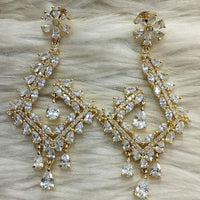 Jain Jewellers Ad Stone Dangler Earrings - 11062578