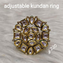 Jain Jewellers Kundan Stone Adjustable Ring - 11062608