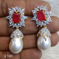 Jain Jewellers Ad Stone Dangler Earrings - 11062620