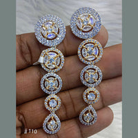 Jain Jewellers Ad Stone Dangler Earrings - 11062622