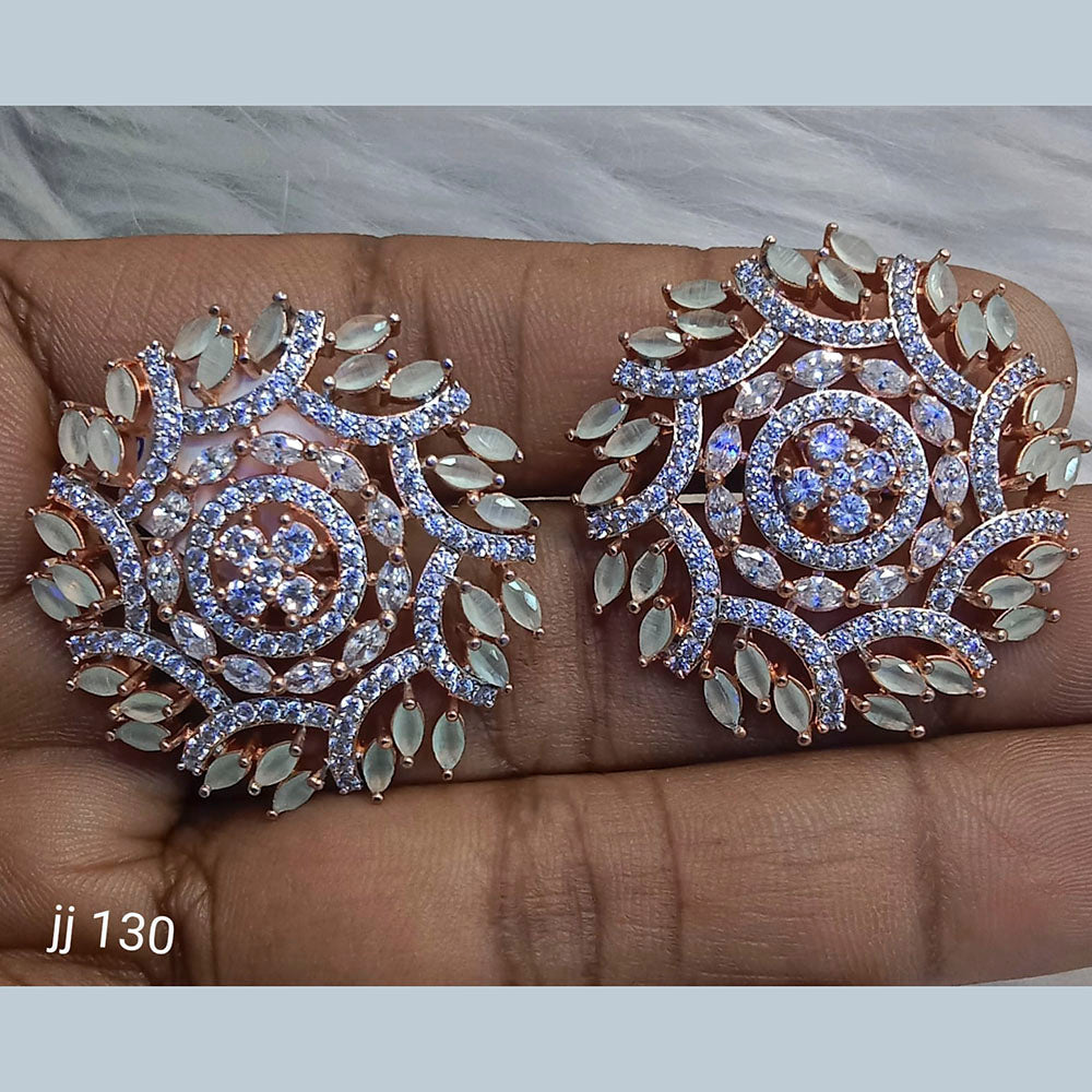 Jain Jewellers Ad Stone Stud Earrings  - 11062657