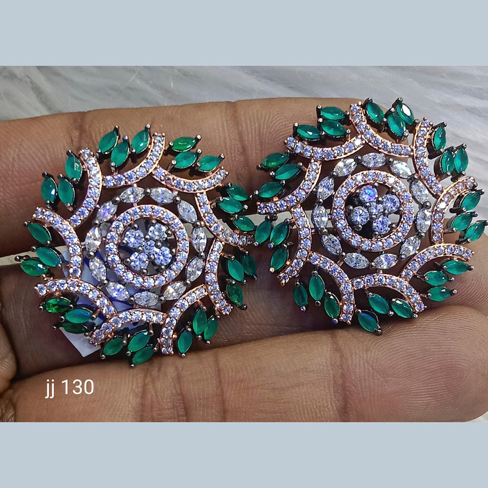 Jain Jewellers Ad Stone Stud Earrings  - 11062659