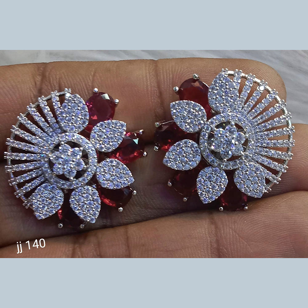 Jain Jewellers Ad Stone Stud Earrings  - 11062665