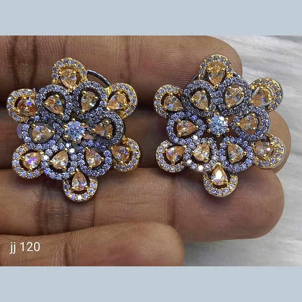Jain Jewellers Ad Stone Stud Earrings  - 11062677