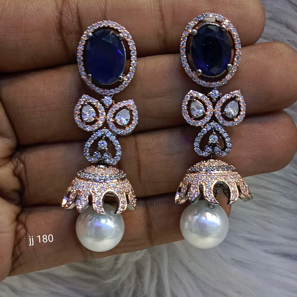 Jain Jewellers Ad Stone Dangler Earrings -11062686