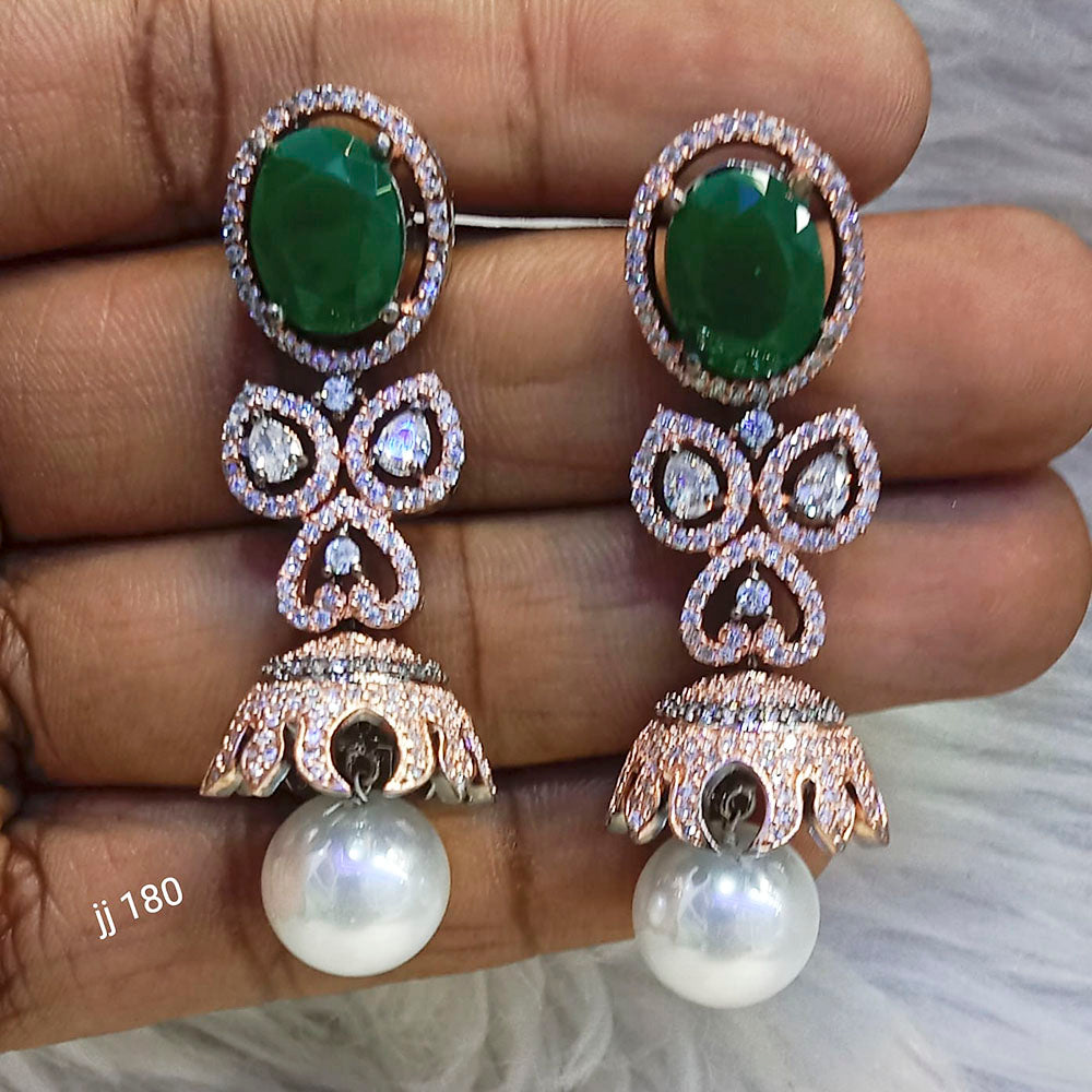 Jain Jewellers Ad Stone Dangler Earrings -11062687