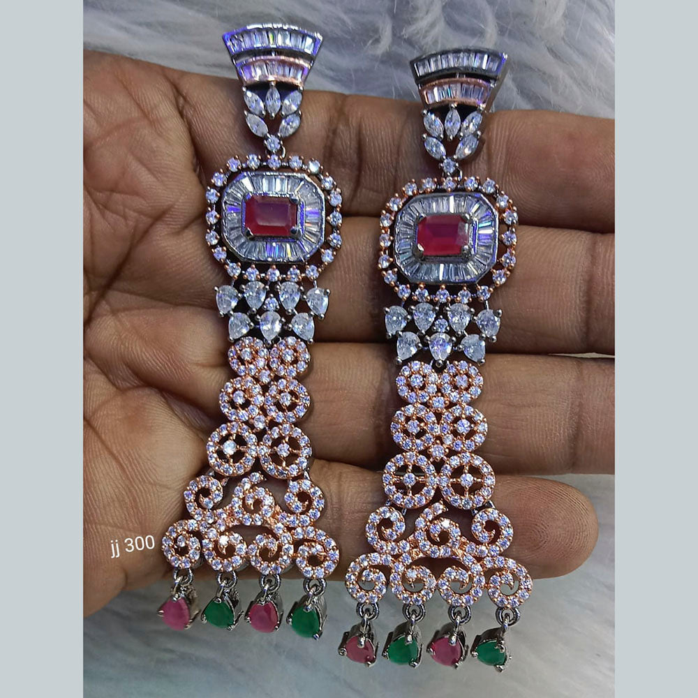 Jain Jewellers Ad Stone Dangler Earrings -11062700