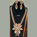 Jain Jewellers American Diamond Necklace Set - 11062734