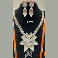 Jain Jewellers American Diamond Necklace Set - 11062737