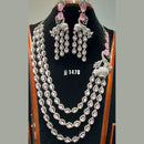 Jain Jewellers American Diamond Necklace Set - 11062738