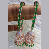 Jain Jewellers Ad Stone Jhumkis Earrings - 11062770