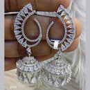 Jain Jewellers Ad Stone Jhumkis Earrings - 11062777