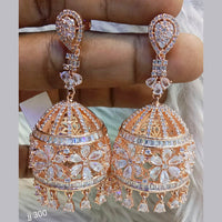 Jain Jewellers Ad Stone Jhumkis Earrings - 11062778