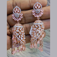 Jain Jewellers Ad Stone Jhumkis Earrings - 11062781